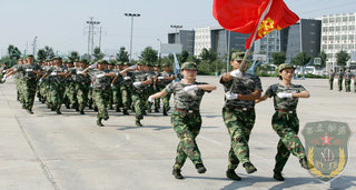 阅兵汇报